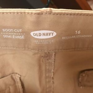 Brand New Old Navy Khaki Pants